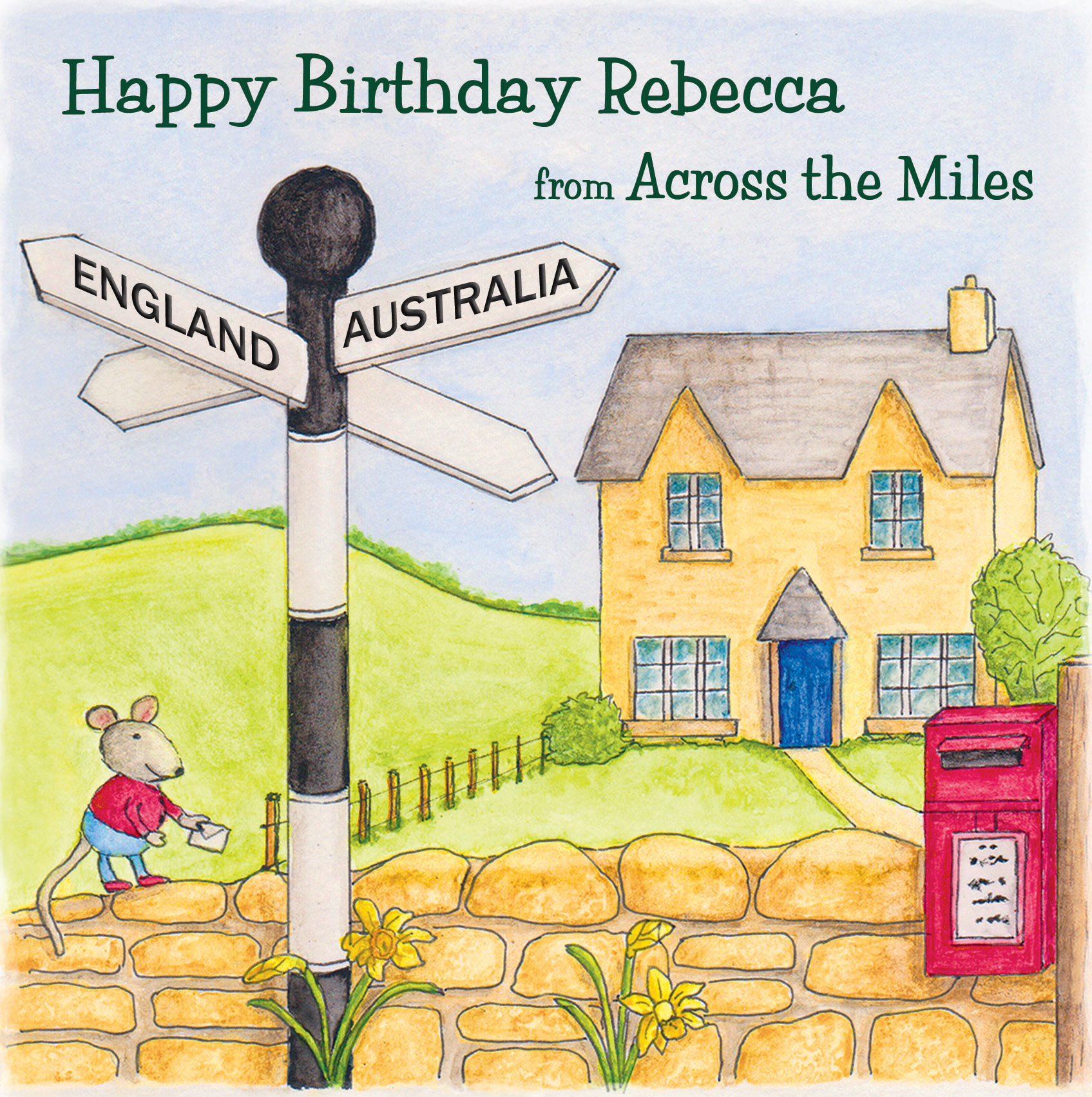 Across the Miles Card